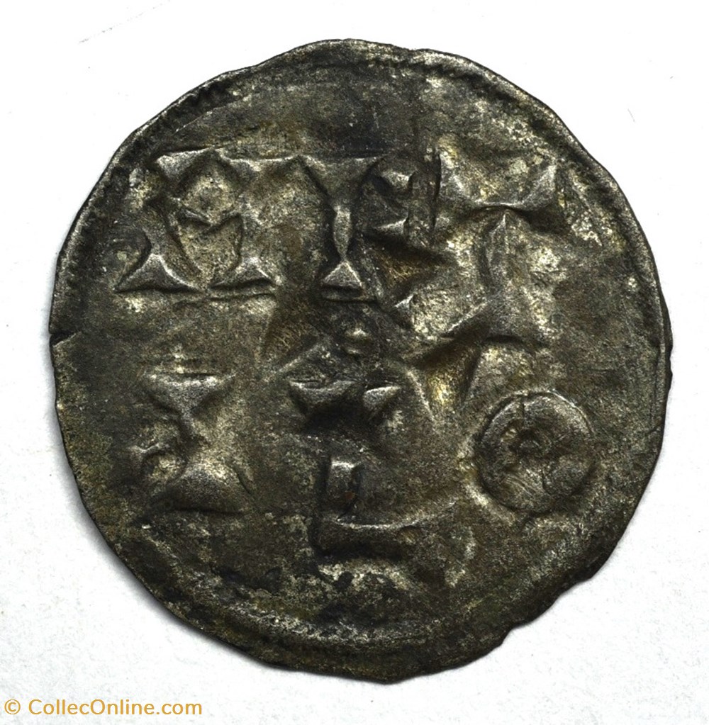 Poitou Comté de Poitiers Obole anonyme monnaies europe medievale france feodales poitou comte de poitiers obole anonyme