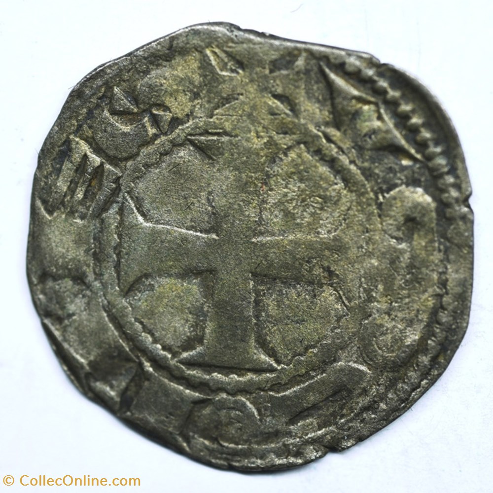 Languedoc Rodez Denier Hugues II monnaies europe medievale france feodales languedoc rodez denier hugues ii