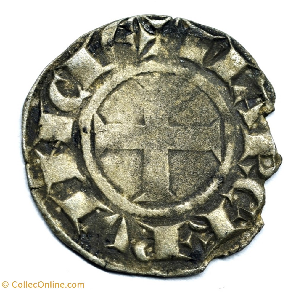Provence Marquisat de Provence Denier Alphonse de Poitiers monnaies europe medievale france feodales provence marquisat de provence denier alphonse de poitiers