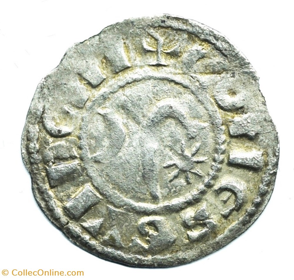 Nivernais Nevers Denier Gui I monnaies europe medievale france feodales nivernais nevers denier gui i