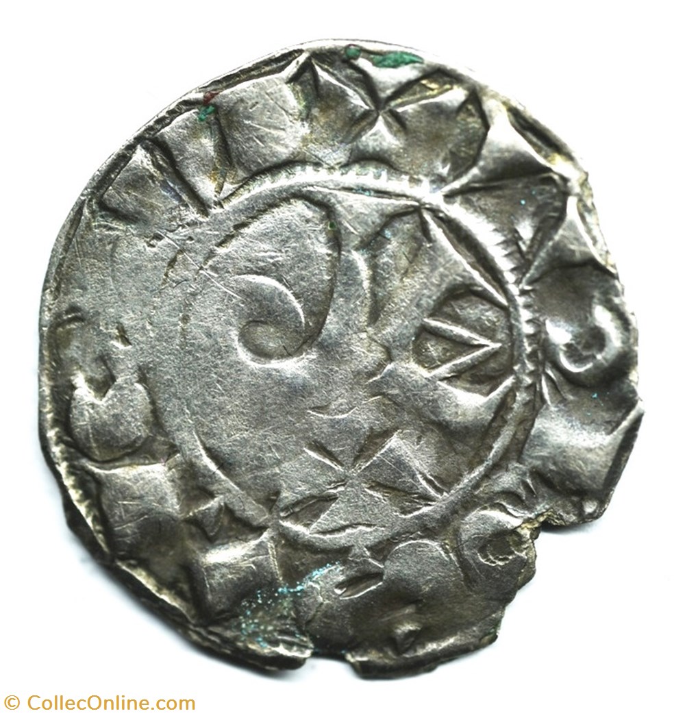 Languedoc Toulouse Denier Alphonse II monnaies europe medievale france feodales languedoc toulouse denier alphonse ii