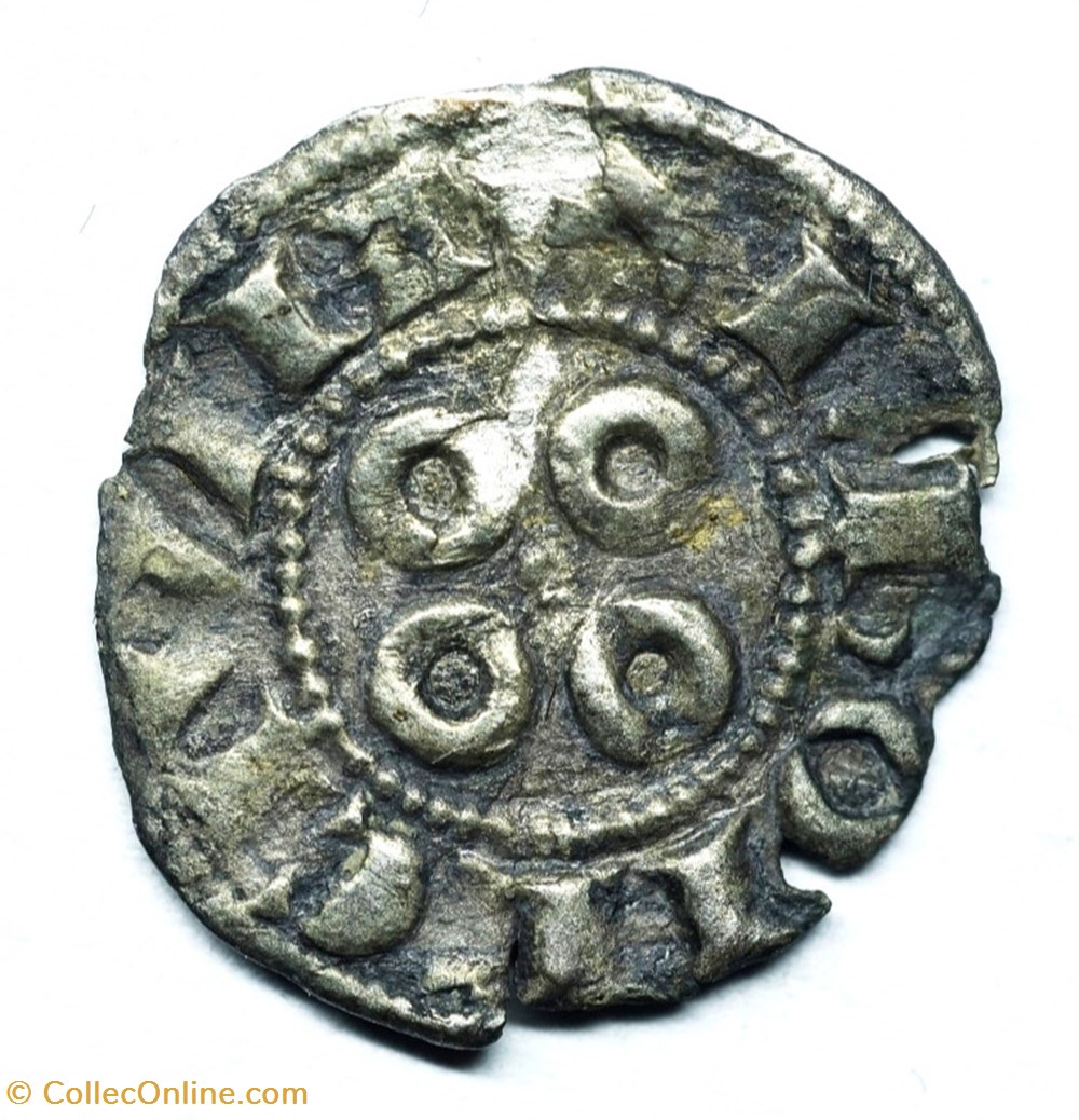 Languedoc Narbonne Obole Ermengarde monnaies europe medievale france feodales languedoc narbonne obole ermengarde