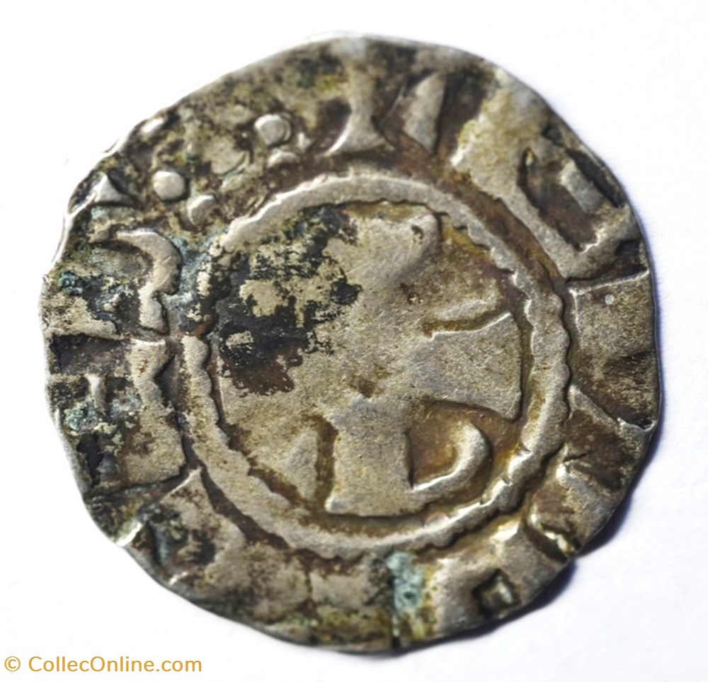 Auvergne Brioude Denier Guillaume II monnaies europe medievale france feodales auvergne brioude denier guillaume ii