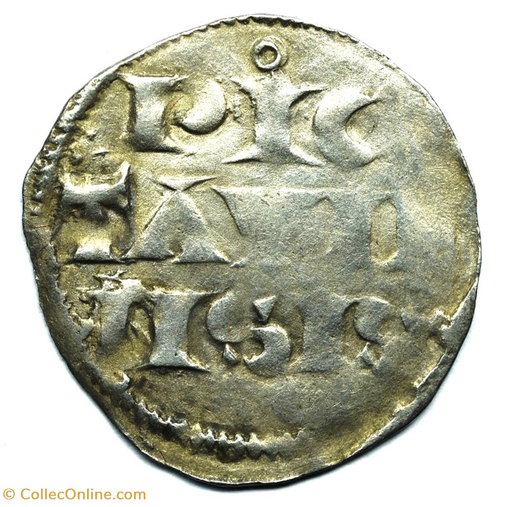 Poitou Comté de Poitiers Denier Richard Cœur de Lion monnaies europe medievale france feodales poitou comte de poitiers denier richard c ur de lion