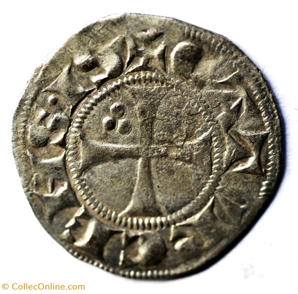 Languedoc Cahors Denier Guillaume de Cardaillac monnaies europe medievale france feodales languedoc cahors denier guillaume de cardaillac