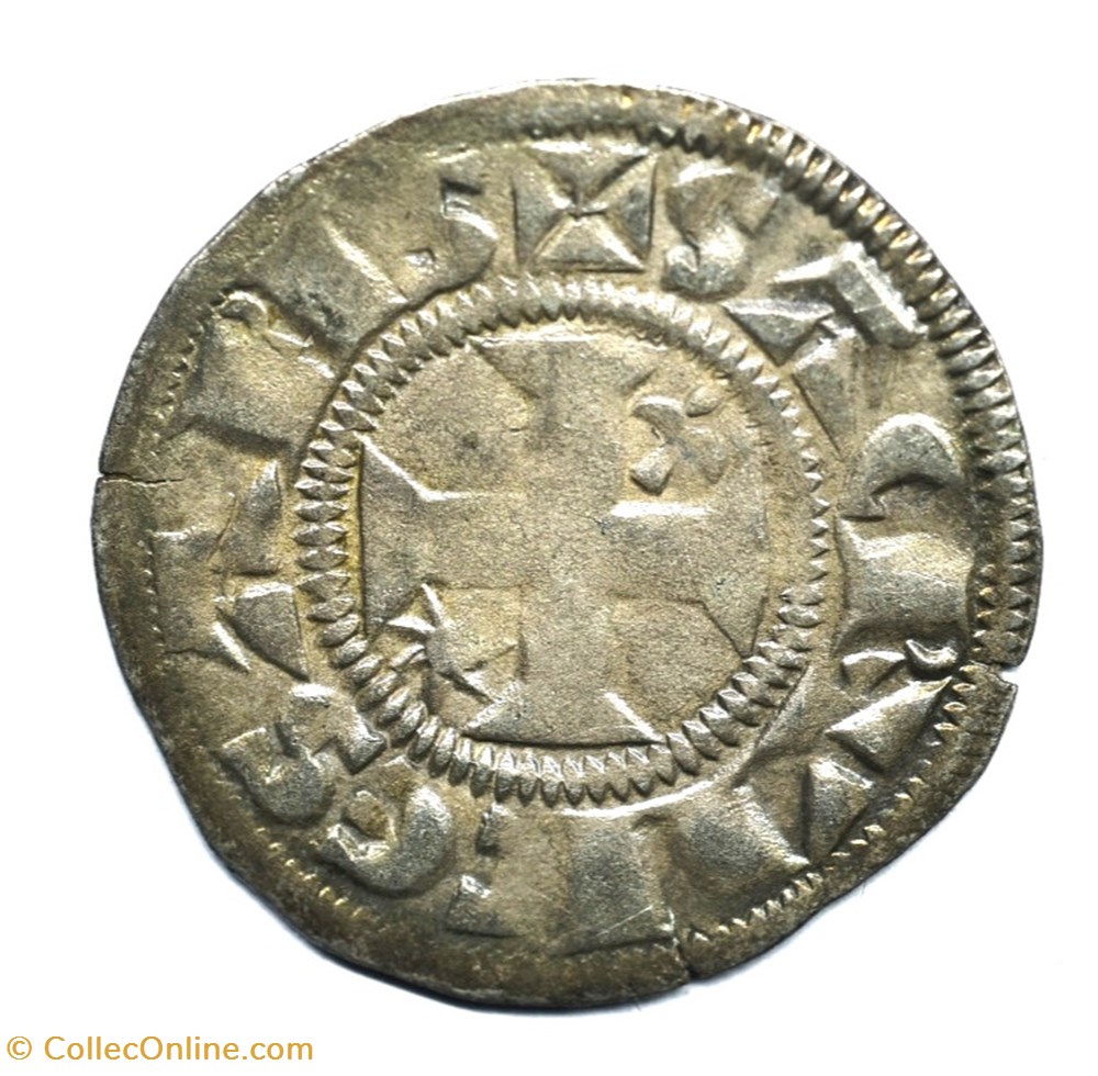 monnaies europe medievale france feodales berry sancerre denier anonyme