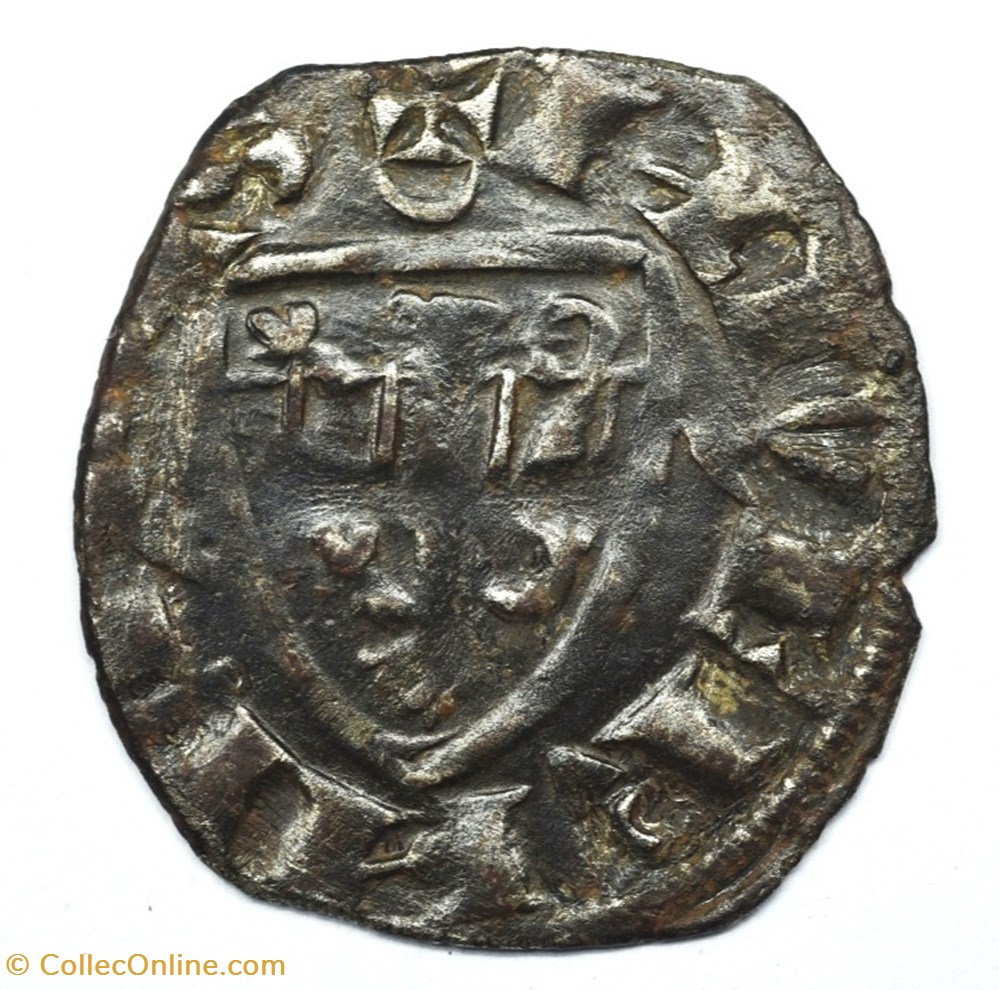 Nivernais Nevers Denier Louis I° de Dampierre monnaies europe medievale france feodales nivernais nevers denier louis i de dampierre