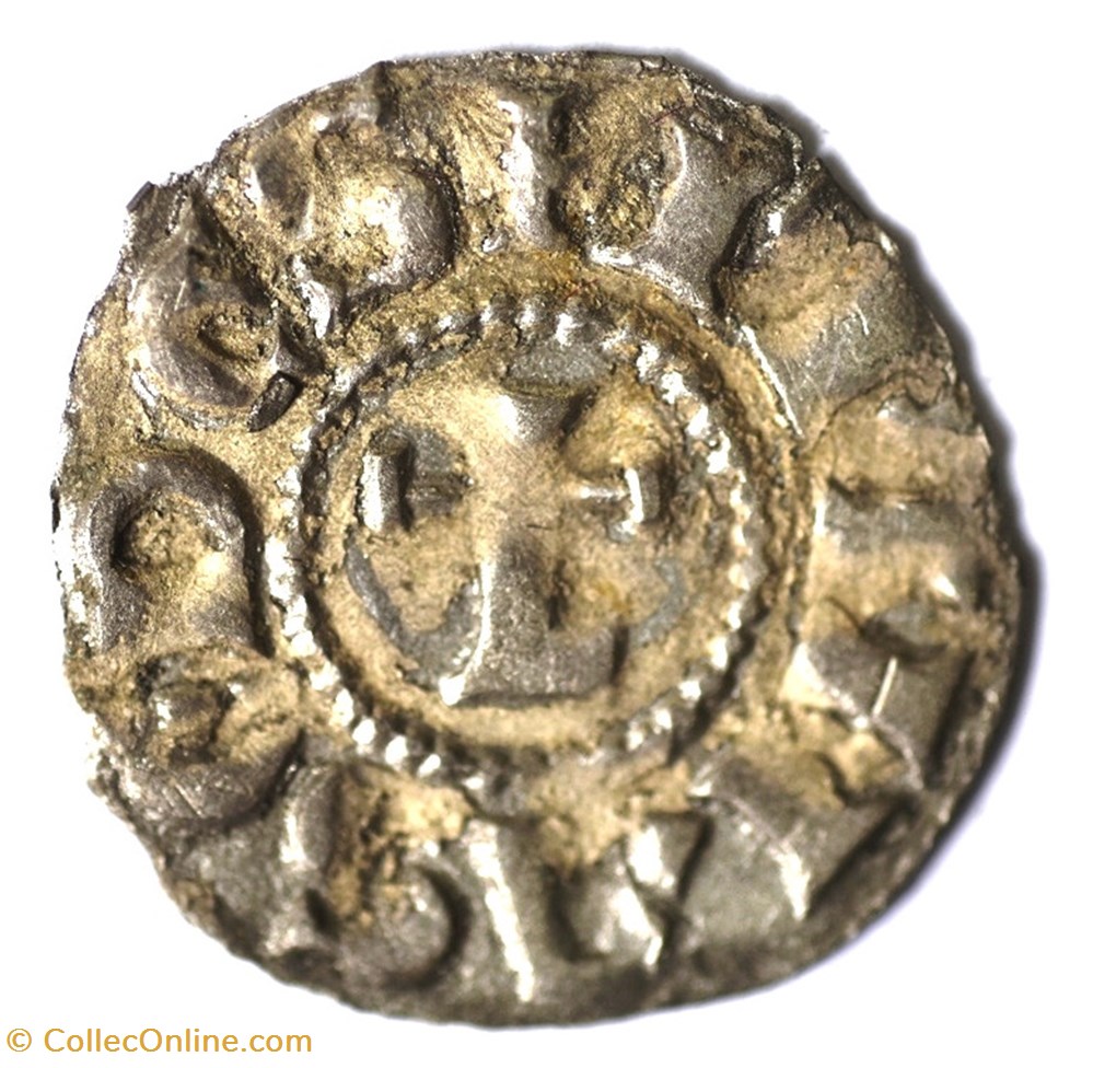 Lyonnais Archevêché de Lyon Denier anonyme monnaies europe medievale france feodales lyonnais archeveche de lyon denier anonyme