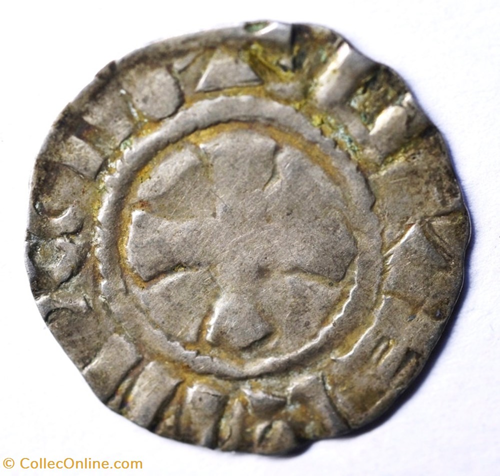 Auvergne Brioude Denier Guillaume II monnaies europe medievale france feodales auvergne brioude denier guillaume ii