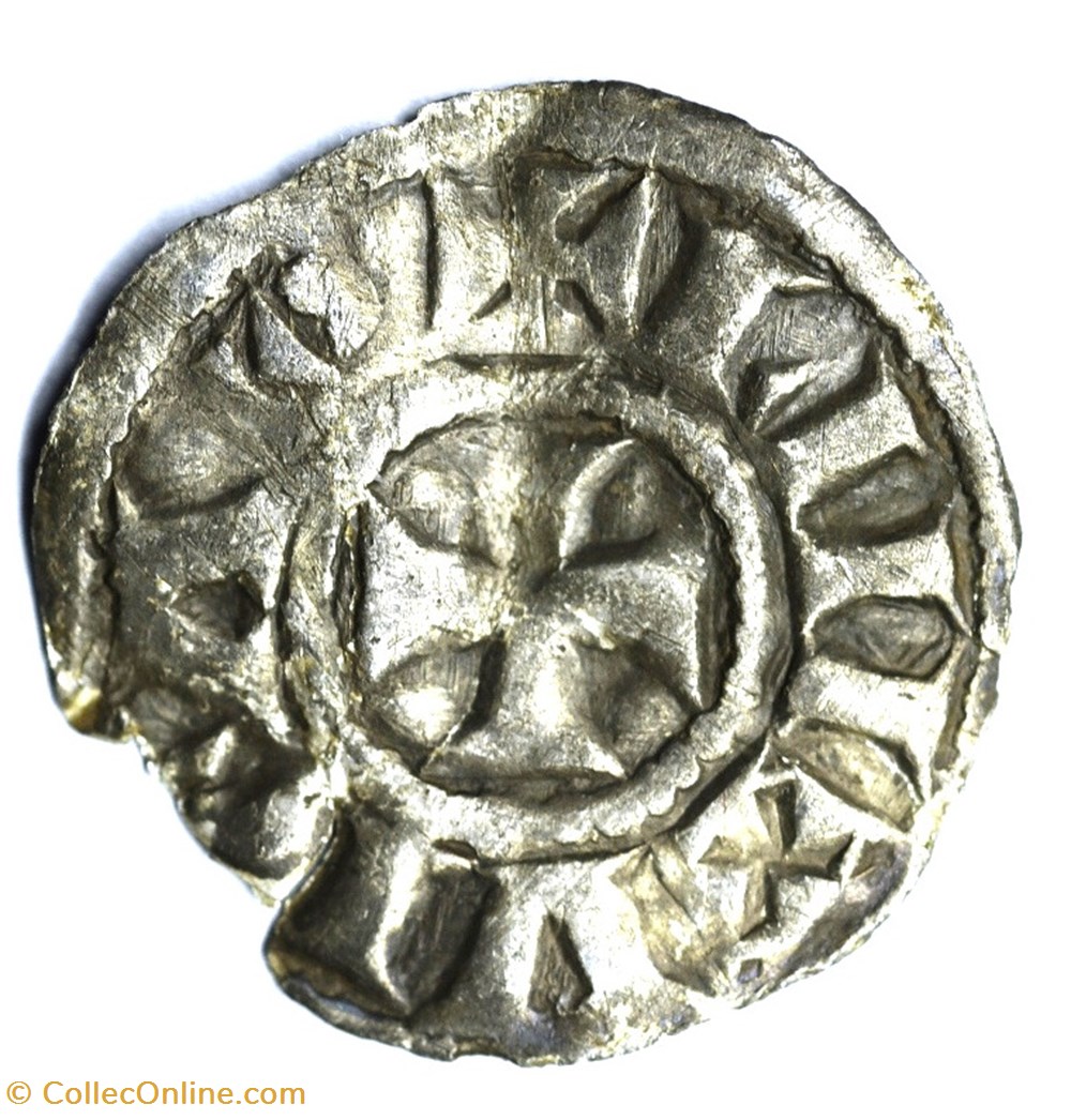 Limousin Limoges Obole au type d'Eudes immobilisé monnaies europe medievale france feodales limousin limoges obole au type eudes immobilise