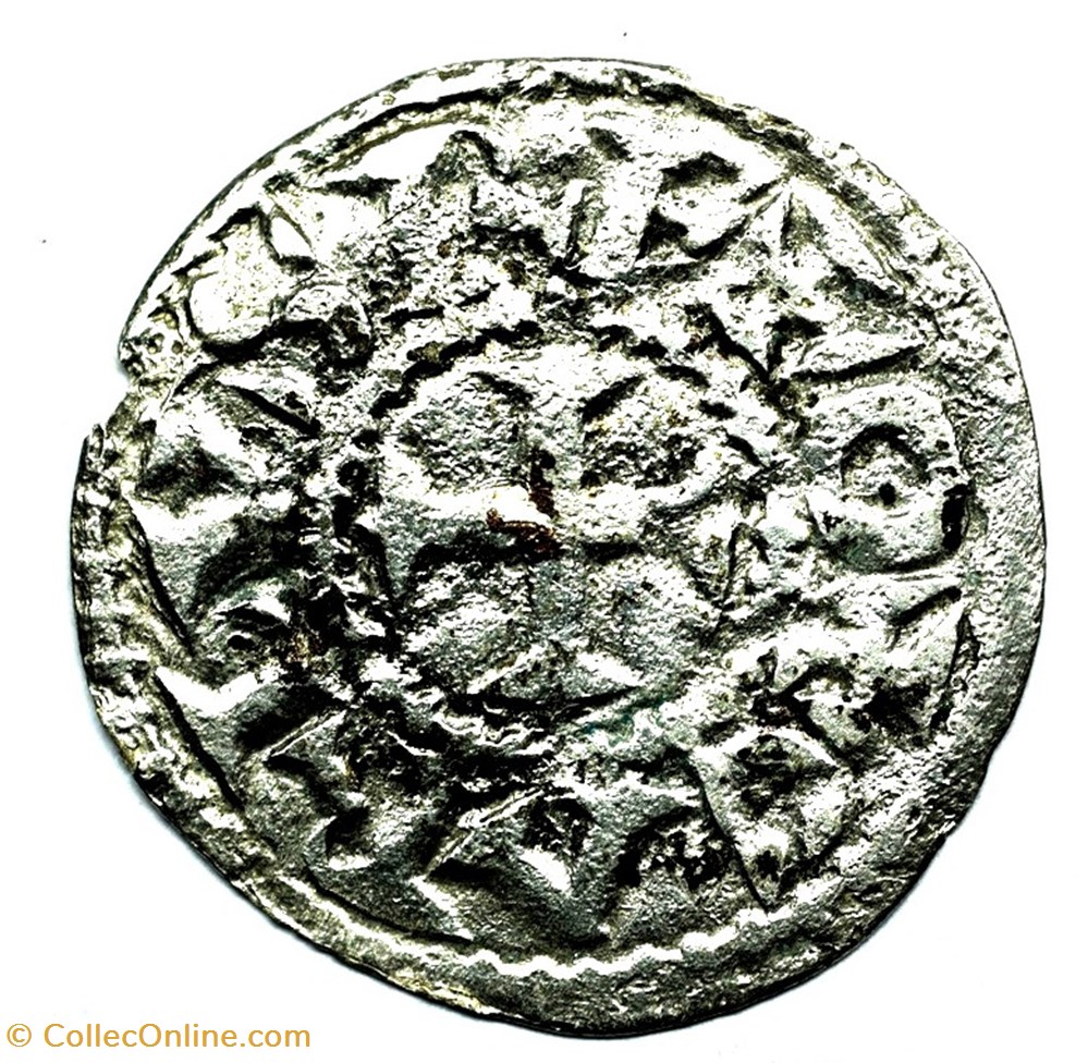 Poitou Comté de Poitiers Denier anonyme monnaies europe medievale france feodales poitou comte de poitiers denier anonyme