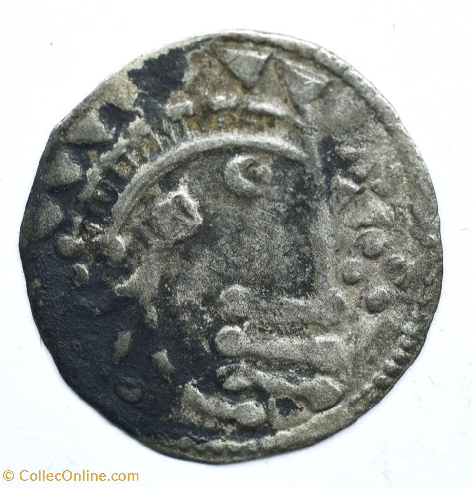 Berry Saint Aignan Denier anonyme (XI° S) monnaie france feodale berry saint aignan denier anonyme xi s