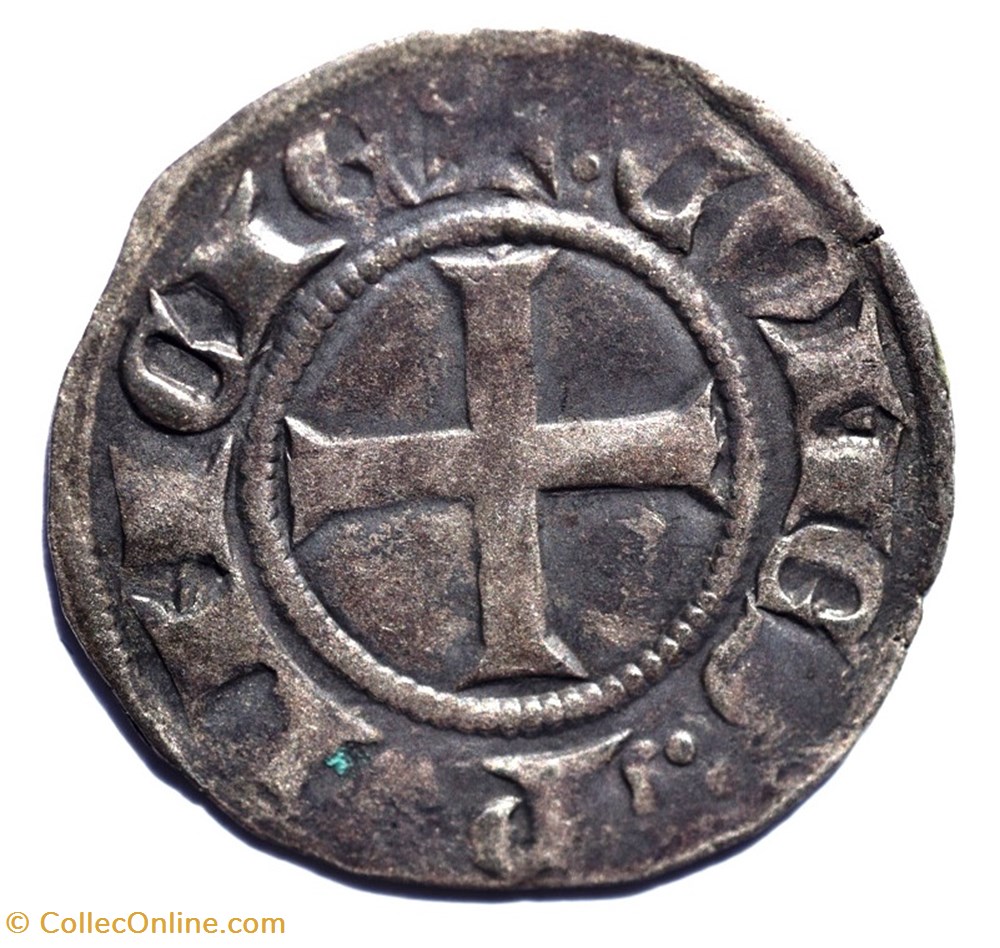 Provence Comté de Provence Denier Charles I d'Anjou monnaies europe medievale france feodales provence comte de provence denier charles i anjou