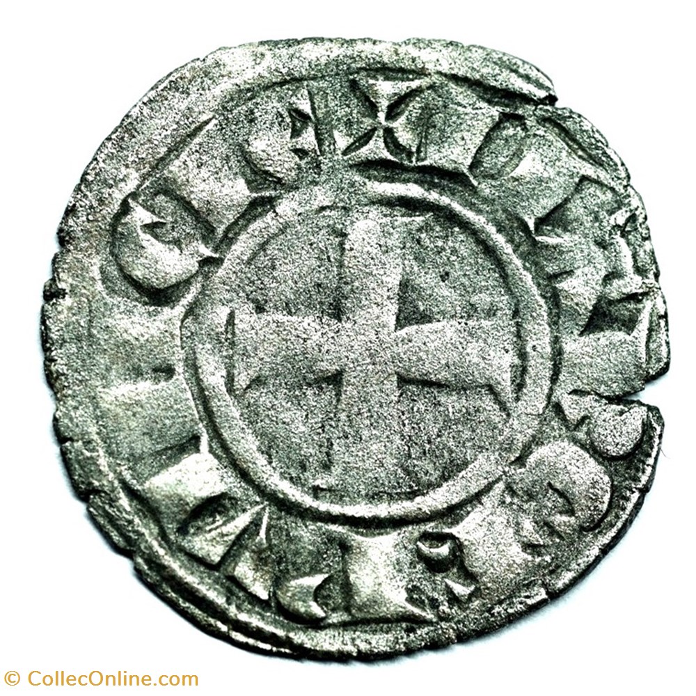 Provence Marquisat de Provence Denier Alphonse de Poitiers monnaies europe medievale france feodales provence marquisat de provence denier alphonse de poitiers