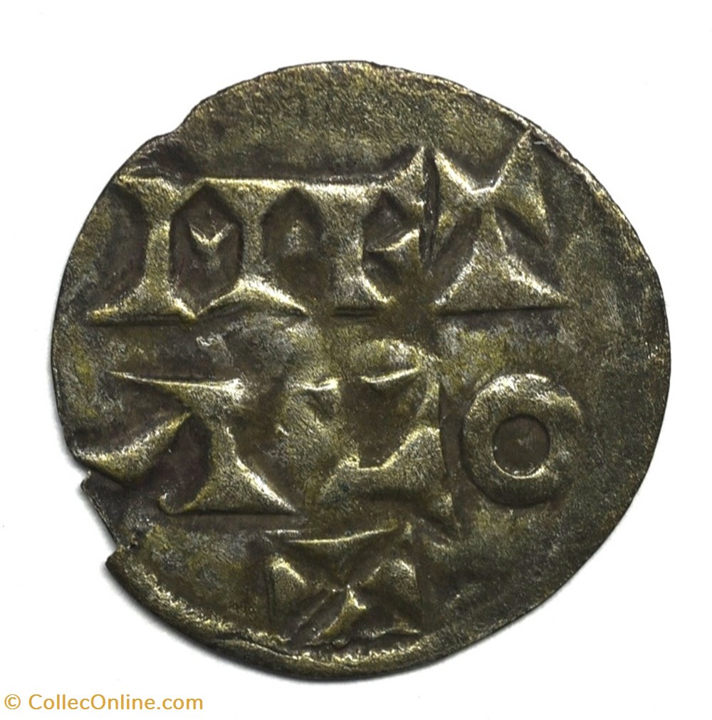 Poitou Comté de Poitiers Obole anonyme monnaies europe medievale france feodales poitou comte de poitiers obole anonyme