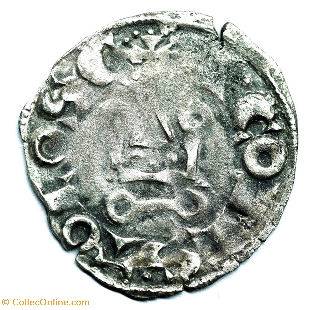 Provence Marquisat de Provence Denier Alphonse de Poitier monnaies europe medievale france feodales provence marquisat de provence denier alphonse de poitier