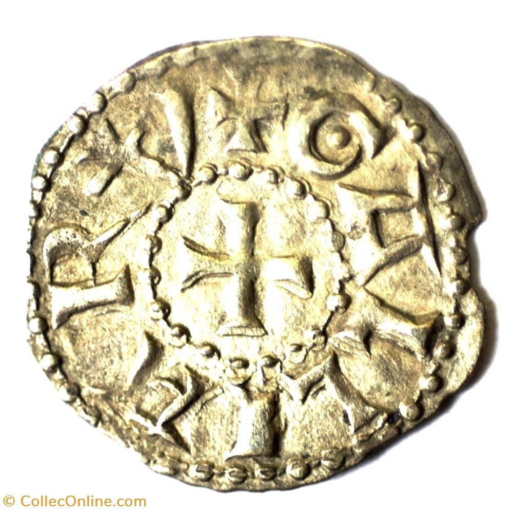 monnaies europe medievale france feodales lyonnais archeveche de lyon obole anonyme