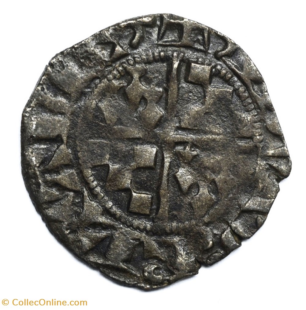 Limousin Vicomté de Limoges Denier Jean III monnaies europe medievale france feodales limousin vicomte de limoges denier jean iii