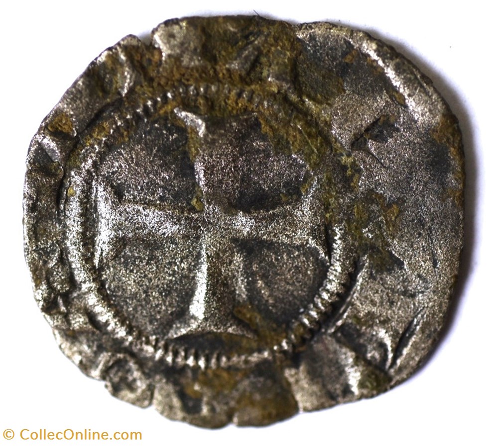 Lyonnais Archevêché de Lyon Denier anonyme monnaies europe medievale france feodales lyonnais archeveche de lyon denier anonyme