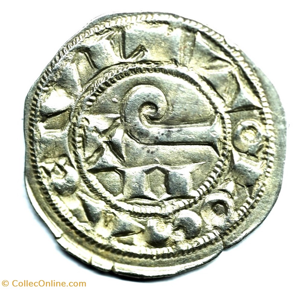 Languedoc Toulouse Denier Raimond VII monnaies europe medievale france feodales languedoc toulouse denier raimond vii