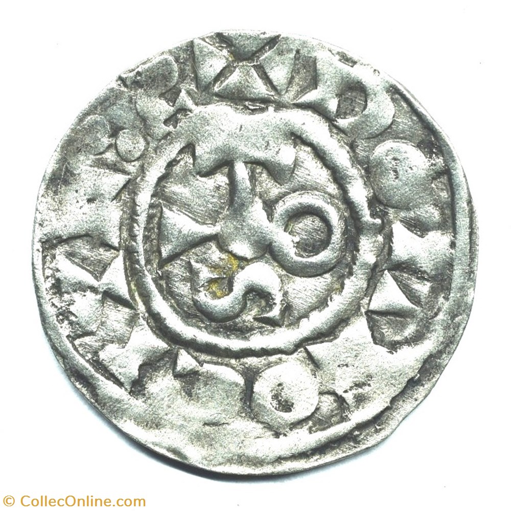 monnaies europe medievale france feodales berry deols denier eudes ancien