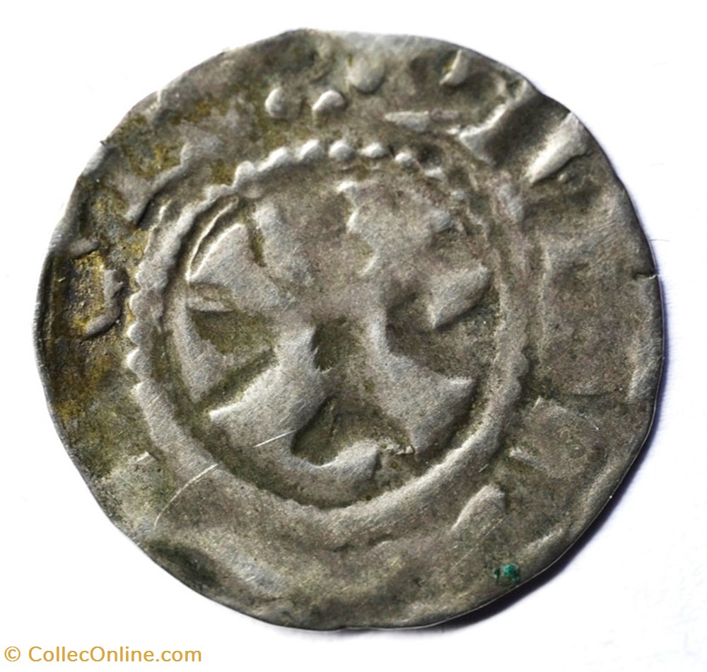 Auvergne Brioude Denier Guillaume II monnaies europe medievale france feodales auvergne brioude denier guillaume ii