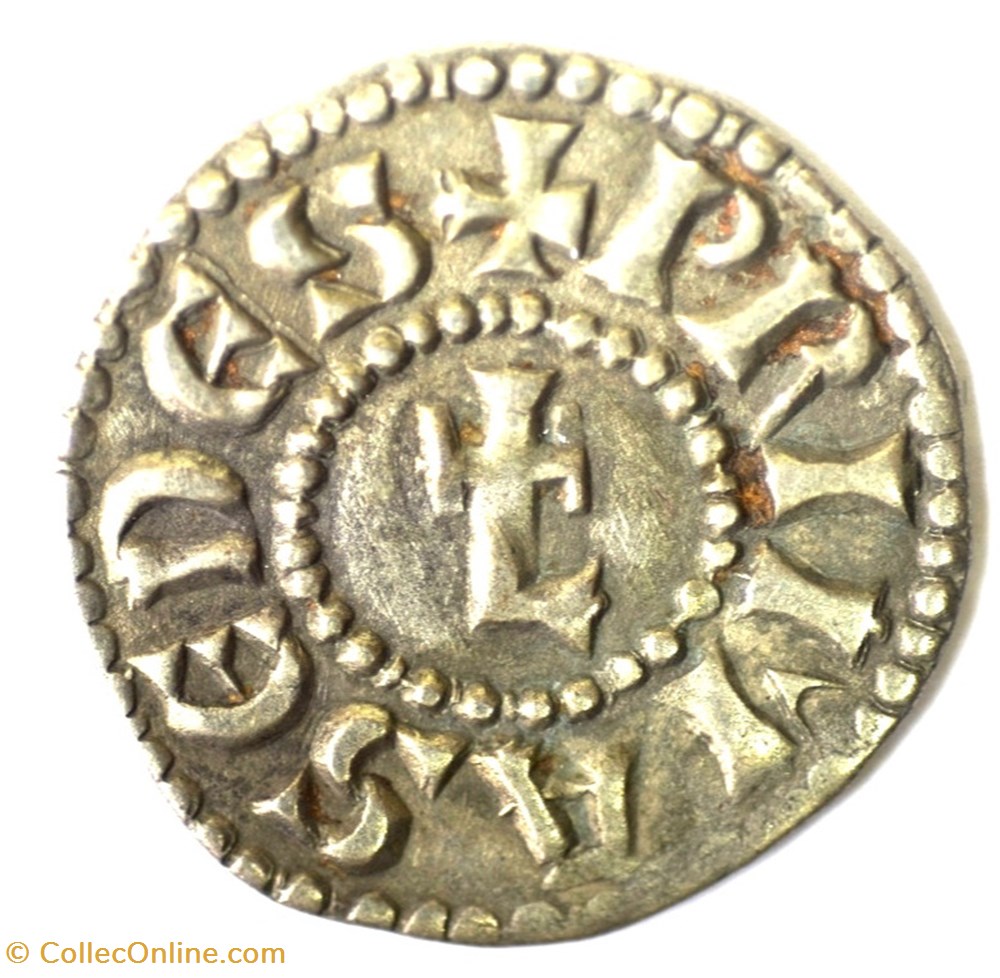 Lyonnais Archevêché de Lyon Denier anonyme monnaies europe medievale france feodales lyonnais archeveche de lyon denier anonyme