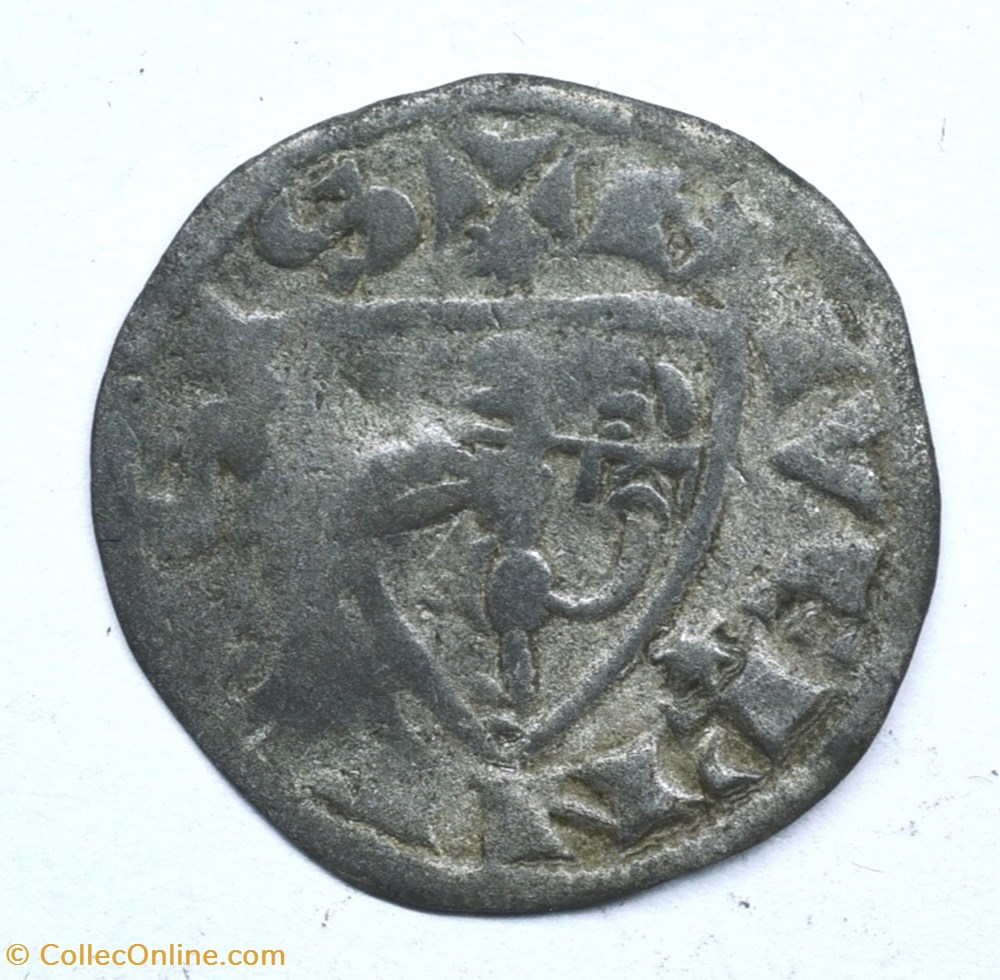 monnaies europe medievale france feodales nivernais nevers obole robert de dampierre