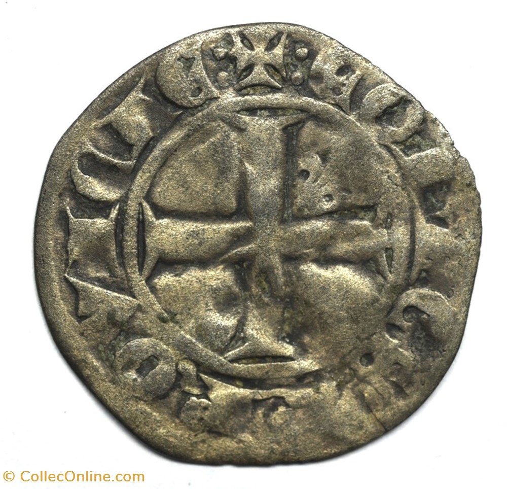 Provence Comté de Provence Denier Robert d'Anjou monnaies europe medievale france feodales provence comte de provence denier robert anjou