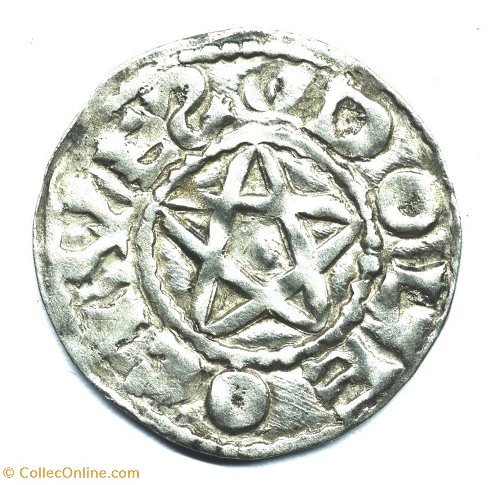 Berry Déols Denier Eudes l'Ancien monnaies europe medievale france feodales berry deols denier eudes ancien