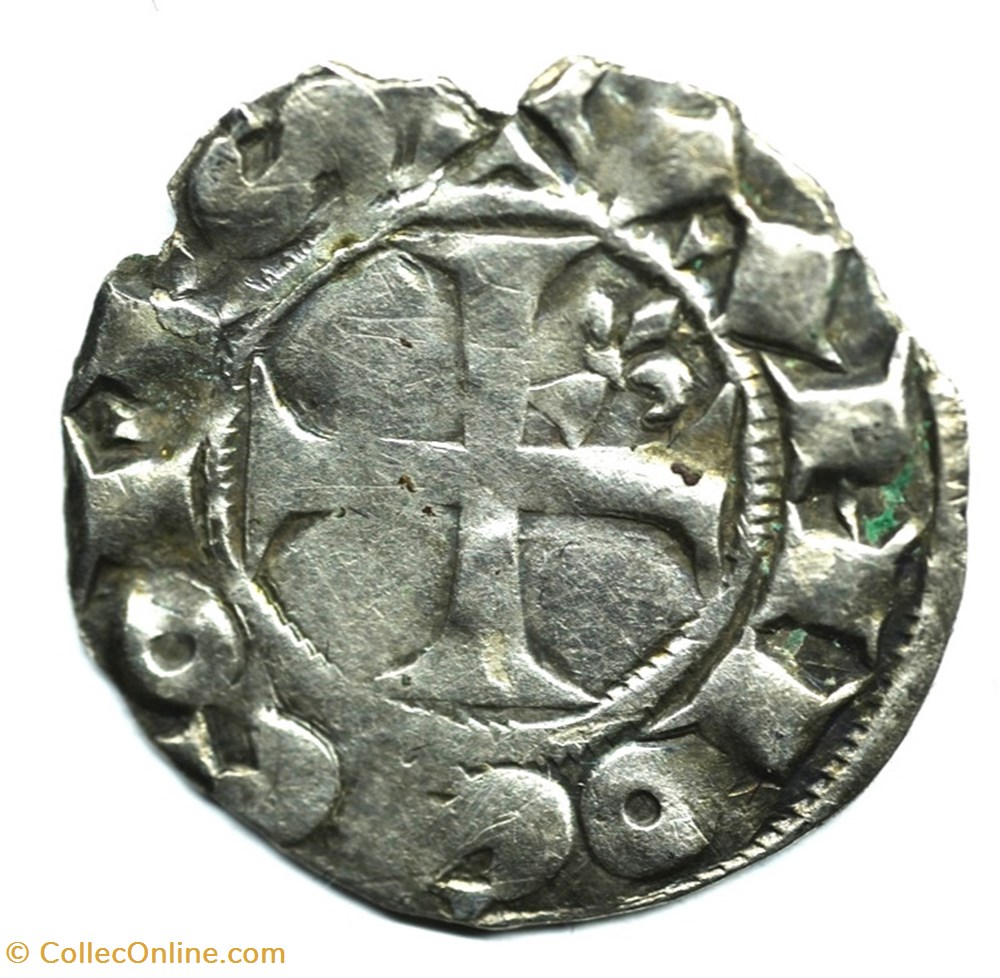 Languedoc Toulouse Denier Alphonse II monnaies europe medievale france feodales languedoc toulouse denier alphonse ii