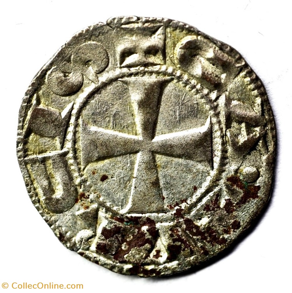 monnaies europe medievale france feodales languedoc cahors obole eveche et cite 1124 1265 pa 3922 d 1159 02 a