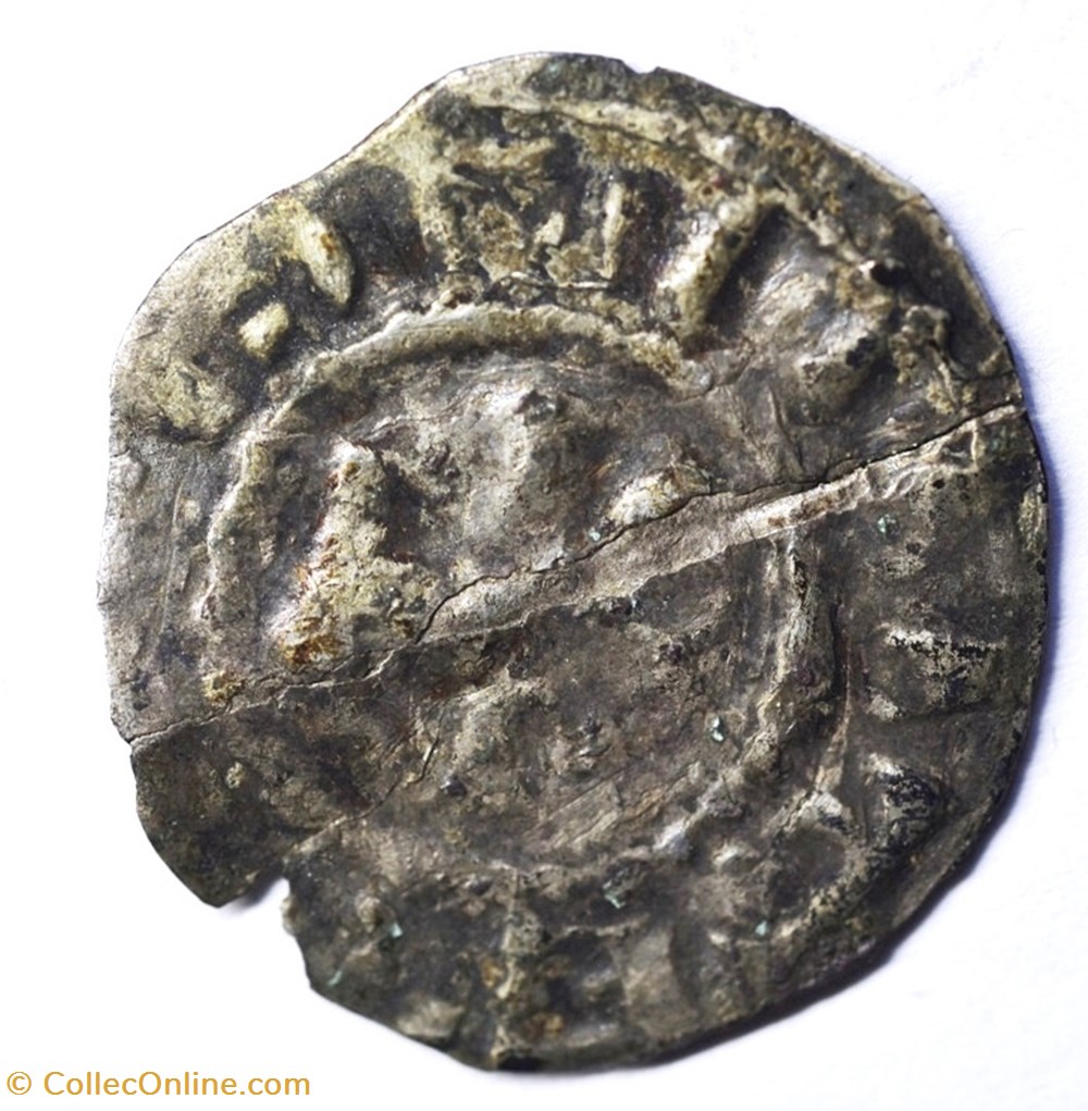 Auvergne Brioude Denier Guillaume II monnaies europe medievale france feodales auvergne brioude denier guillaume ii