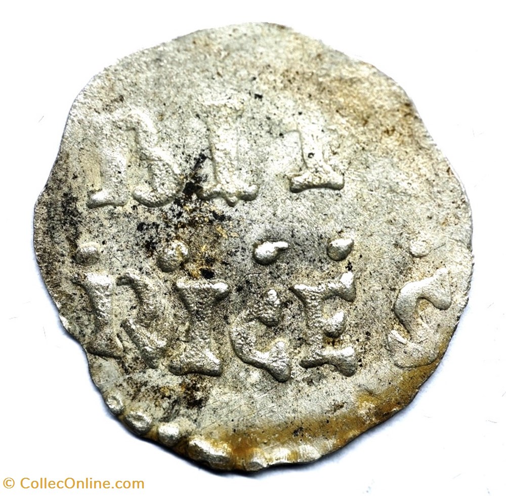 Berry Bourges Denier Lothaire II monnaies europe medievale france feodales berry bourges denier lothaire ii