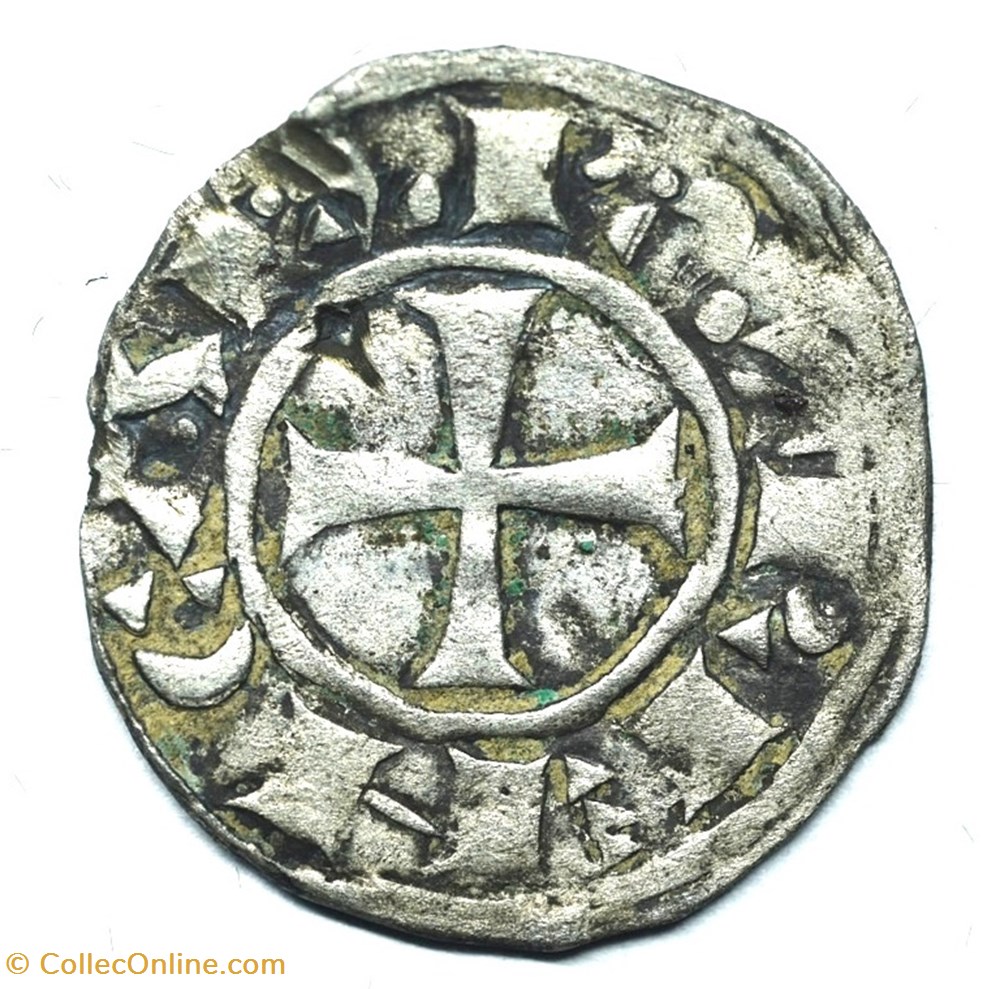 Languedoc Béziers Denier Raymond Trencavel monnaies europe medievale france feodales languedoc beziers denier raymond trencavel