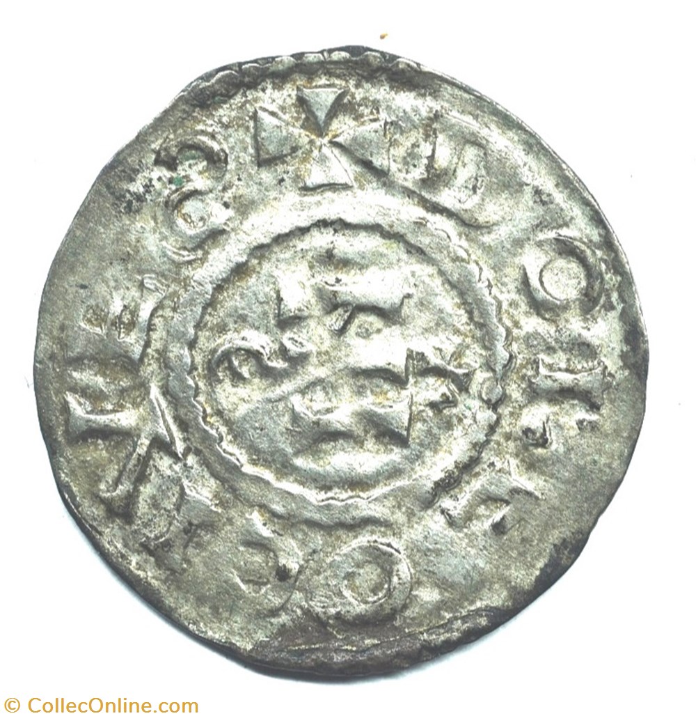 Berry Déols Denier Eudes l'Ancien monnaies europe medievale france feodales berry deols denier eudes ancien