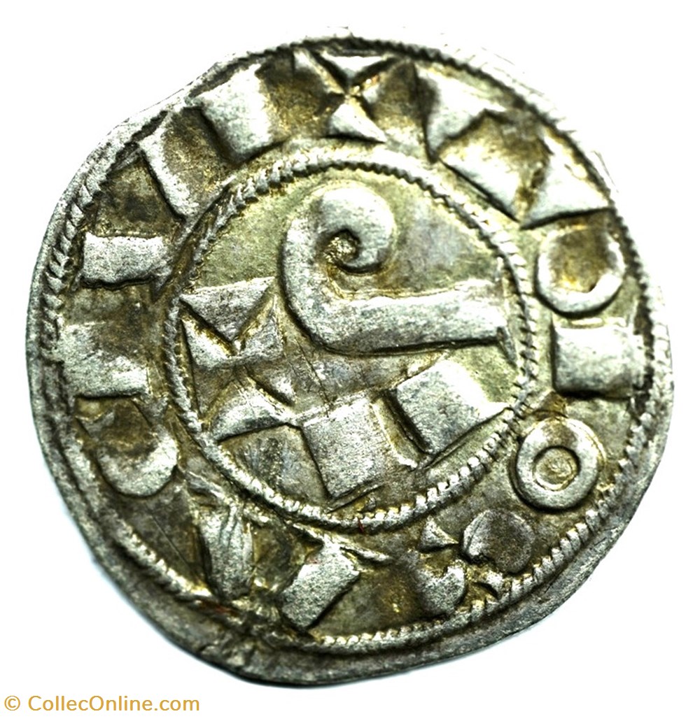 monnaies europe medievale france feodales languedoc toulouse denier raimond vii
