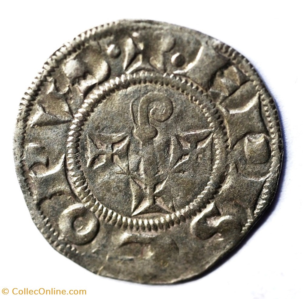 Languedoc Cahors Denier Guillaume de Cardaillac monnaies europe medievale france feodales languedoc cahors denier guillaume de cardaillac