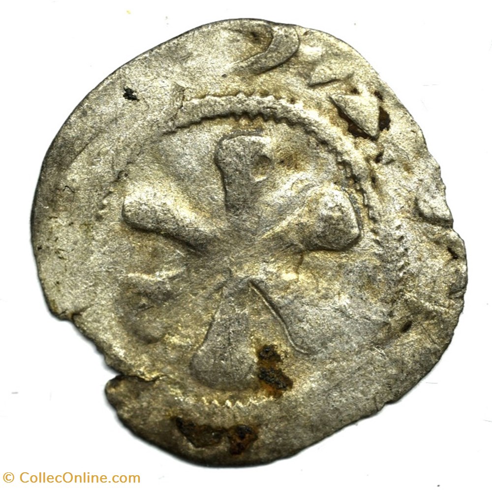 Auvergne Le Puy denier anonyme monnaies europe medievale france feodales auvergne le puy denier anonyme