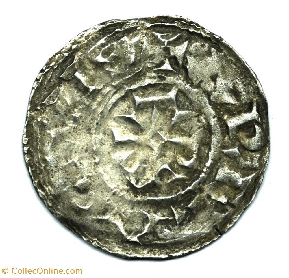 Provence Arles Denier Louis l'Aveugle Roi de Provence monnaies europe medievale france feodales provence arles denier louis aveugle roi de provence