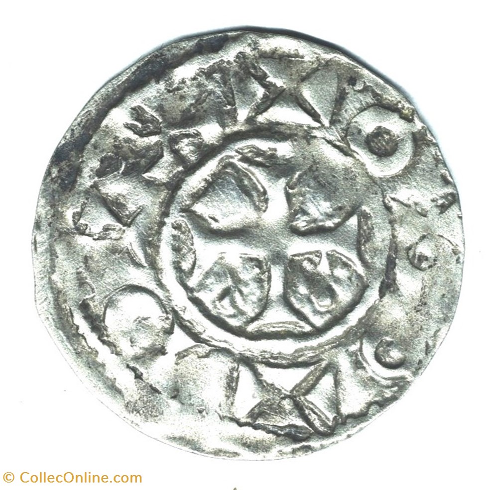 monnaies europe medievale france feodales berry deols denier eudes ancien
