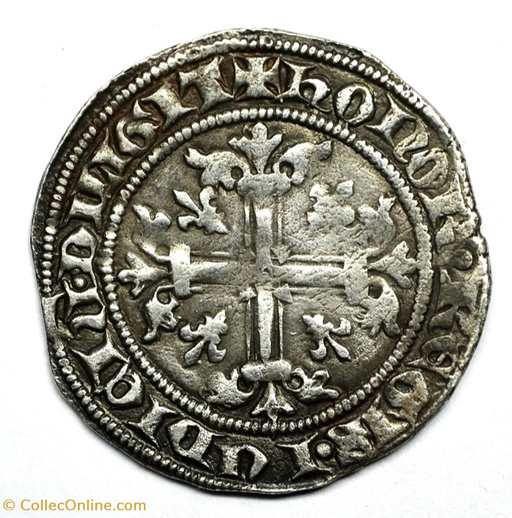 Provence Comté de Provence Carlin Charles II d'Anjou monnaies europe medievale france feodales provence comte de provence carlin charles ii anjou