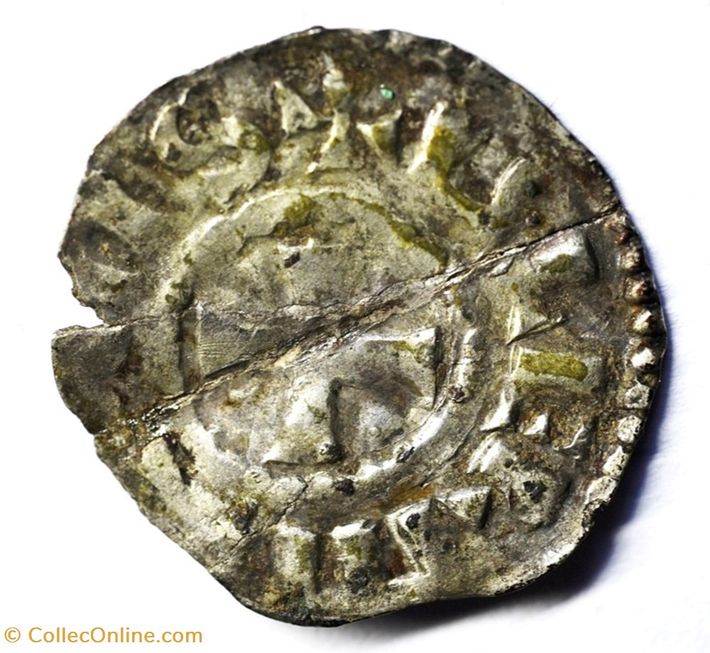 Auvergne Brioude Denier Guillaume II monnaies europe medievale france feodales auvergne brioude denier guillaume ii