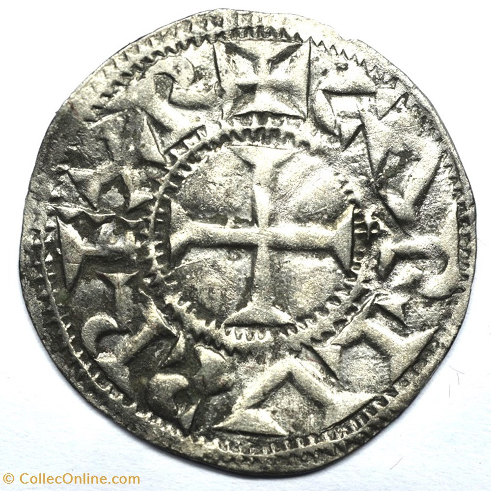 Poitou Comté de Poitiers Denier anonyme monnaies europe medievale france feodales poitou comte de poitiers denier anonyme