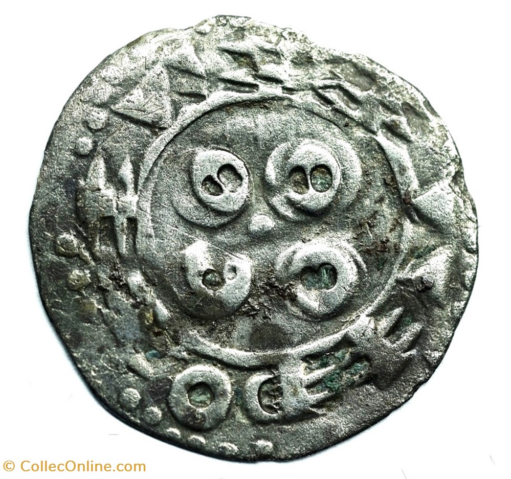 Languedoc Melgueil Denier melgorien anonyme monnaies europe medievale france feodales languedoc melgueil denier melgorien anonyme