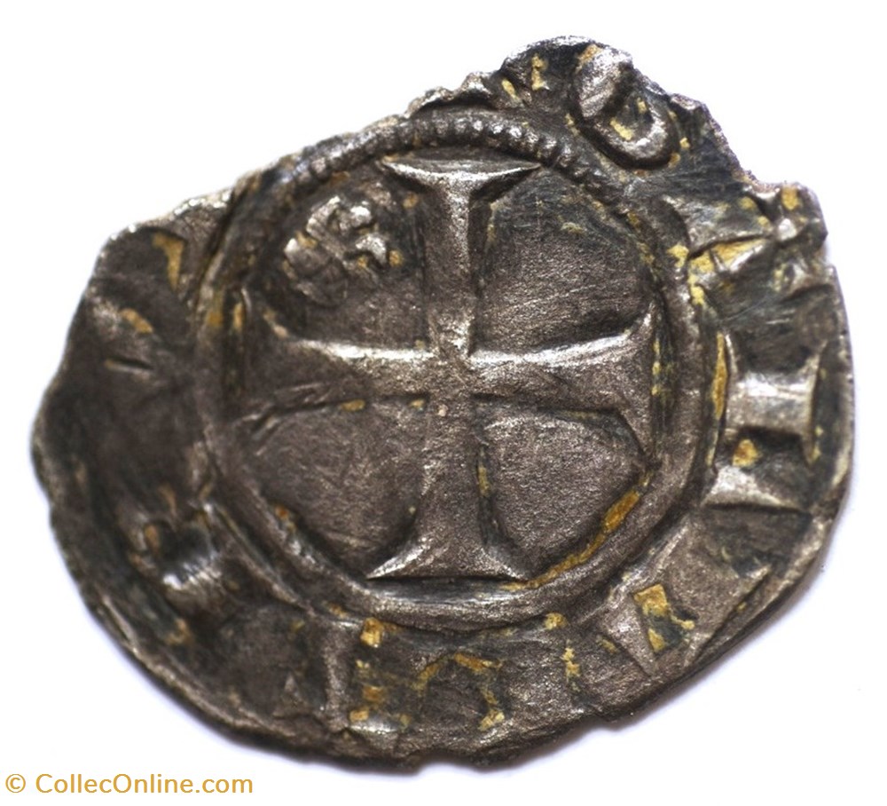monnaies europe medievale france feodales lyonnais archeveche de lyon denier anonyme
