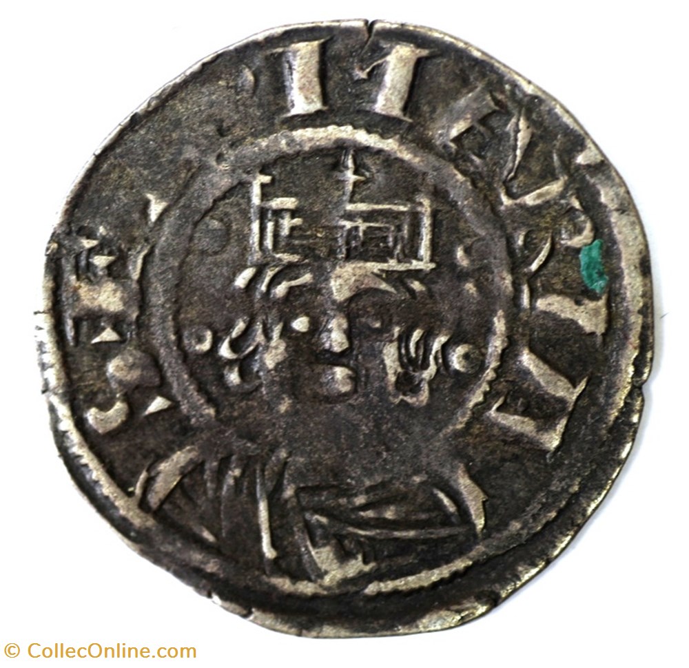monnaies europe medievale france feodales auvergne clermont denier anonyme