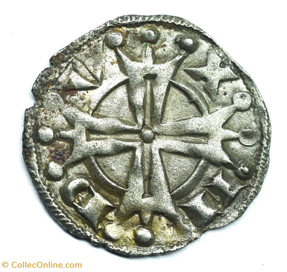 Provence Marquisat de Provence Denier Raymond V monnaies europe medievale france feodales provence marquisat de provence denier raymond v