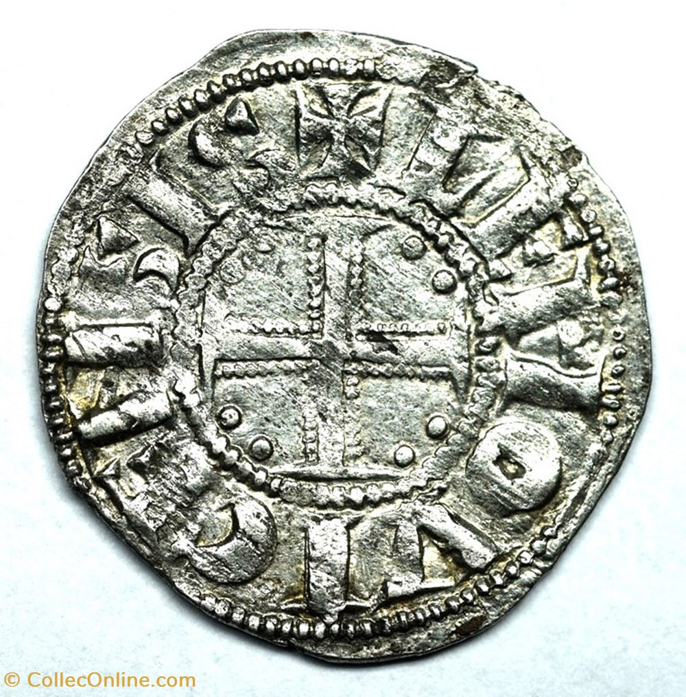 monnaies europe medievale france feodales limousin abbaye saint martial de limoges denier ou barbarin