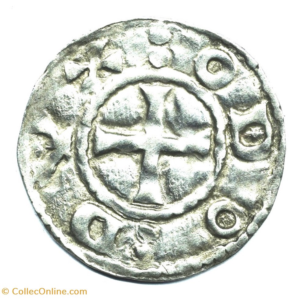 Berry Déols Denier Eudes l'Ancien monnaies europe medievale france feodales berry deols denier eudes ancien